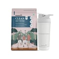 Clean Whey Protein Isolate 1kg Chocolate & Steel Pro Shaker 700 ml Combo
