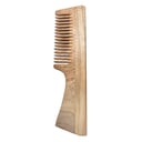 HK Vitals Wooden Comb with Handle by HealthKart, 1 Piece(s)/Pack Brown