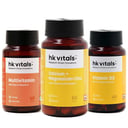 HK Vitals Multivitamin & Vitamin D3 & Calcium 60 Tabs Combo by HealthKart