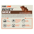 5 - Fuel One Whey Max,  2.2 lb  Rich Chocolate 