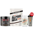 Fuel One Alpha Max Protein 1kg Cold Coffee & 100g Pre Workout & Daily Multivitamin 30 Tabs Combo