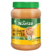 1 - Nouriza Peanut Butter Fortified with Vitamins & Minerals Unsweetened, 1 kg Crunchy