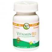 1 - PureFoods Vitamin B12,  60 capsules  Unflavoured 