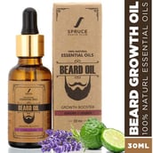 1 - Spruce Shave Club 100% Natural Beard Growth Oil,  30 ml  Bergamot & Lavender 