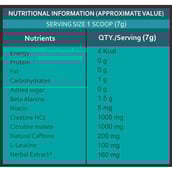 supplement - Ayurwin Nutrigain Accelerate Pre Workout, 0.49 lb Lemon