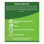 1 - Nouriza Peanut Butter 100% Natural Unsweetened OP,  1 kg  Creamy 