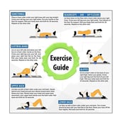 1 - Fitsy Foam Roller,  18 Inches  Green 