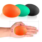 4 - Fitsy Exercise Grip Ball - Set of 3,  Multicolor  5.5X7 cm 