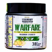 Front - Big Flex Warfare Creatine,  Orange + Bigflex Shaker 700 ml Free  0.99 lb 
