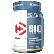 1 - Dymatize Iso-100 Protein,  1.6 lb  Gourmet Vanilla 