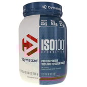 1 - Dymatize Iso-100 Protein,  1.6 lb  Strawberry 