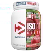 1 - Dymatize ISO 100 Hydrolized Clear,  1.1 lb  Cherry Watermelon 