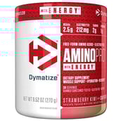 1 - Dymatize Amino Pro+Energy, 0.59 lb 30 Servings Strawberry Kiwi with Caffeine