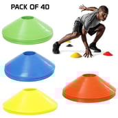 Fitsy Agility Disc (AR2411),  Free Size 40 Piece  Multicolor 