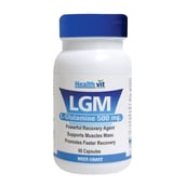 Healthvit LGM L-Glutamine (500mg), 60 capsules Unflavoured