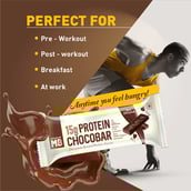 PerfactFor - MuscleBlaze ChocoBar (15g Protein),  12 Piece(s)/Pack  Rich Chocolate 