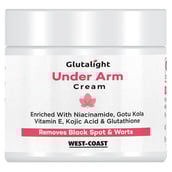 Glutalight Under Arm Cream, 50 g Removes Black Spot & Warts