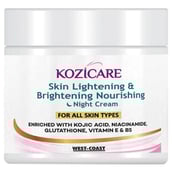 Kozicare Skin Lightening & Brightening Nourishing Night Cream,  50 g  for All Skin Types 
