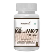 2 - HerbalLeaf Vitamin K2 As MK7,  Unflavoured  120 tablet(s) 