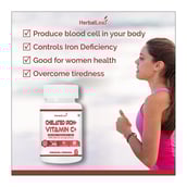 1 - HerbalLeaf Chelated Iron + Vitamin C +, 150 veggie capsule(s) Unflavoured