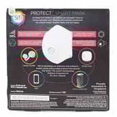 2 - Dettol Anti Pollution Mask N95 Siti Shield,  White Large 