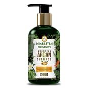 1 - Himalayan Organics Moroccan Argan Shampoo, 300 ml Promotes Hair Thickness & Volume Restore Shine & Softness