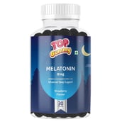 Top Gummy Melatonin 10mg Advanced Sleep Support Strawberry,  30 gummies 