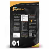 Back - MyFitFuel MFF Whey Protein 80,  4.4 lb  Milk Masala 