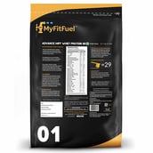 Back - MyFitFuel Advance MFF Whey Protein 80, 2.2 lb Vanilla Creme
