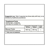 supplement - Healthvit Blessed Thistle 500 mg,  60 capsules 