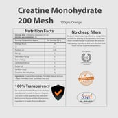 supplement - MyFitFuel Creatine Monohydrate 200 Mesh,  Orange  0.22 lb 