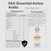 supplement - MyFitFuel EAA (Essential Amino Acid),  0.44 lb  22 Servings  Tangy Orange 