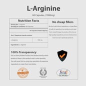 supplement - MyFitFuel L Arginine 1000 mg, 110 capsules