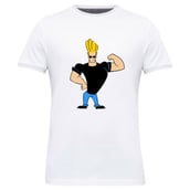 1 - Gym Brute Jhonny T Shirt, White Medium