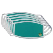 Ajeraa Anti Pollution Face Masks, Green (Pack of 5)