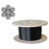 1 - B Fit USA Gym Wire 5 mm 50 Meters Rope,  PU Coated Cable Inside Steel 