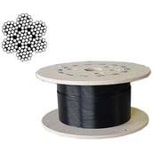 1 - B Fit USA Gym Wire 6 mm 100 Meters Rope, PU Coated Cable Inside Steel