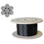 1 - B Fit USA Gym Wire 6 mm 10 Meters Rope,  PU Coated Cable Inside Steel 