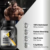 Points - MuscleBlaze Whey Hydro,  2.2 lb  French Vanilla 