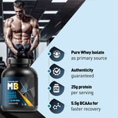 Points - MuscleBlaze Whey Prime (80%) Protein,  4.4 lb  Cafe Mocha 