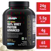 1 - GNC Amp Gold Series 100% Whey Protein Advanced,  4.4 lb  Vanila Ice Cream 