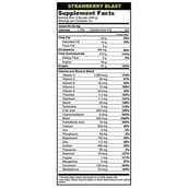 supplement - VX Nutrition Hulk Mass Gainer 1500,  6 lb  Strawberry 