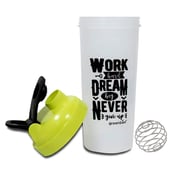 2 - Greenbee Work Dream Never Protein Shaker,  Transparent with Green Cap  700 ml 
