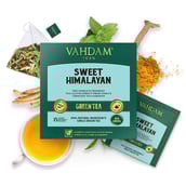 VAHDAM Sweet Himalayan Green Tea,  15 Piece(s)/Pack  Natural 