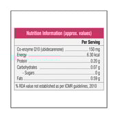 nutritionfact - Swisse UB CO Enzyme Q10 150 mg,  50 capsules 