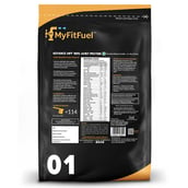 Back - MyFitFuel Advance MFF 100% Whey Protein,  8.8 lb  Chocolate Banana Cookie 