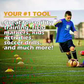 4 - Fitsy Agility Disc (AR2411),  Multicolor  Free Size 20 Piece 