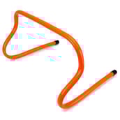 1 - Fitsy Speed Agility Hurdle (AR2418),  Orange  9 Inches 6 Piece 