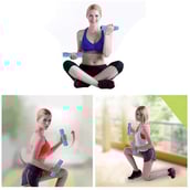 2 - Fitsy Dumbbells 2502 (AR913),  Blue (Pair)  0.5 kg 