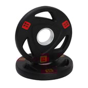 Fitsy Olympic Weight Plates for Home Gym (Pair),  Black  2.5 kg 